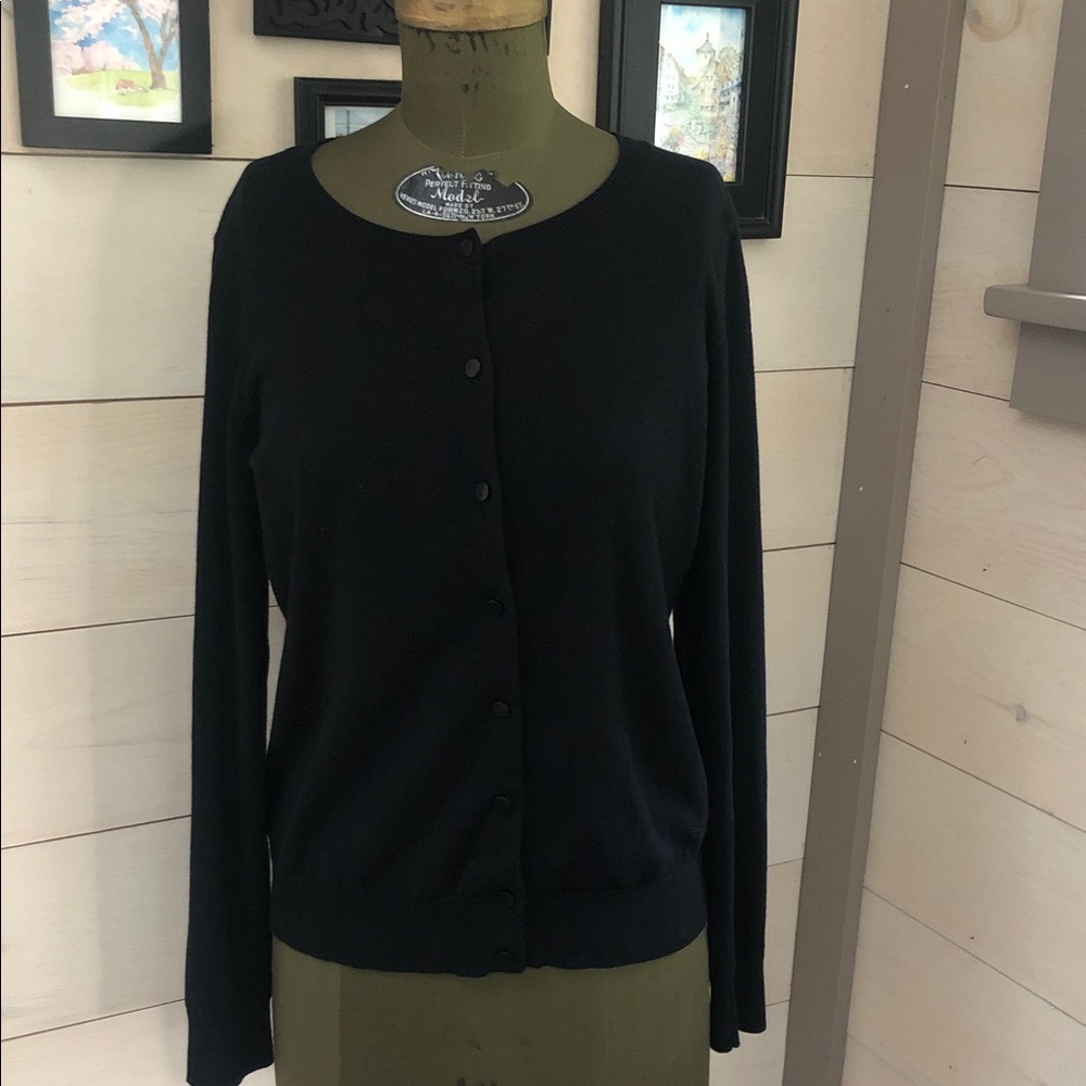 Talbots Black Women's Cardigan Sweater